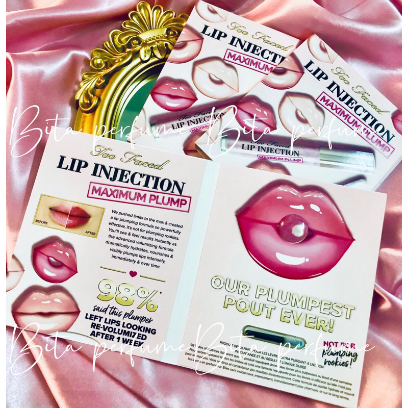 Sample Son dưỡng môi T00 Faced filler Lip Injection Maximum Plump