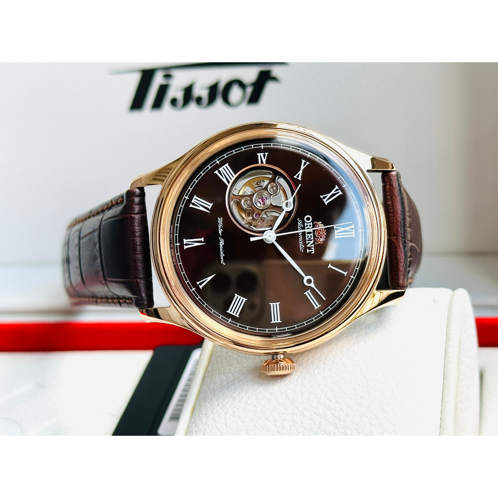 Đồng hồ nam dây da Orient Caballero FAG00001T0 Nâu Cafe