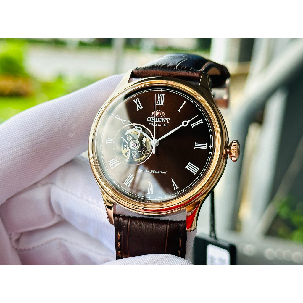 Đồng hồ nam dây da Orient Caballero FAG00001T0 Nâu Cafe