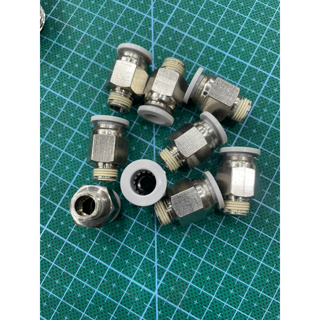 Cút nối nhanh ống hơi 8 có ren bằng inox