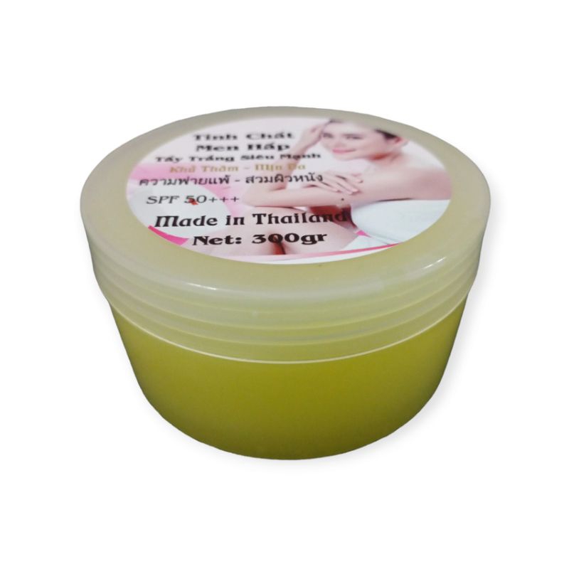 TINH CHẤT MEN HẤP TẨY TRẮNG  MẠNH KHỬ THÂM MỊN DA THAILAND HỦ 300 gam
