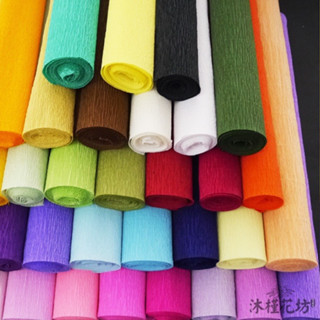 1 cuộn giấy nhún làm hoa (Trung), cuộn 50x250cm(dài 2 mét rưỡi)