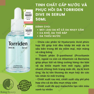 Tinh chất cấp nước và phục hồi da torriden dive in serum 50ml