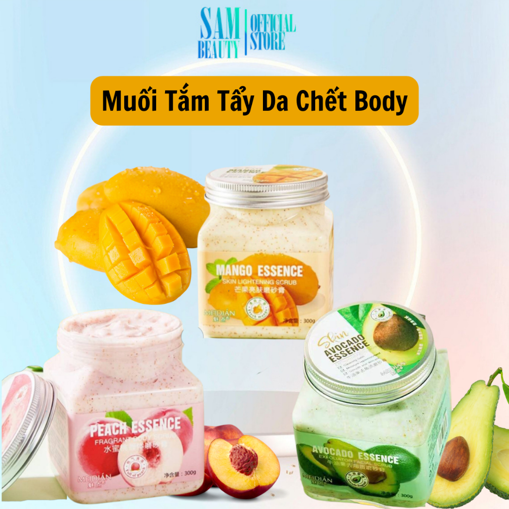 Tẩy tế bào chết, Tẩy Da Chết Body cải thiện da viêm lông sáng da SAM