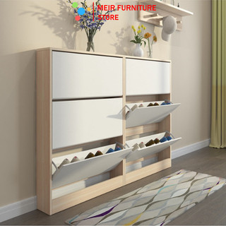 Tủ giày thông minh 3 cánh lật giúp tiết kiệm không gian thương hiệu meir furniture - gp20