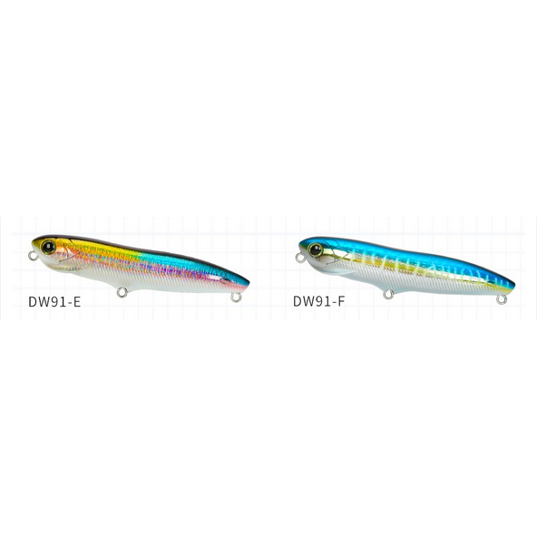 Mồi câu cá giả Pencil Lure TSURINOYA DW91 Walking Dog Hita Lure