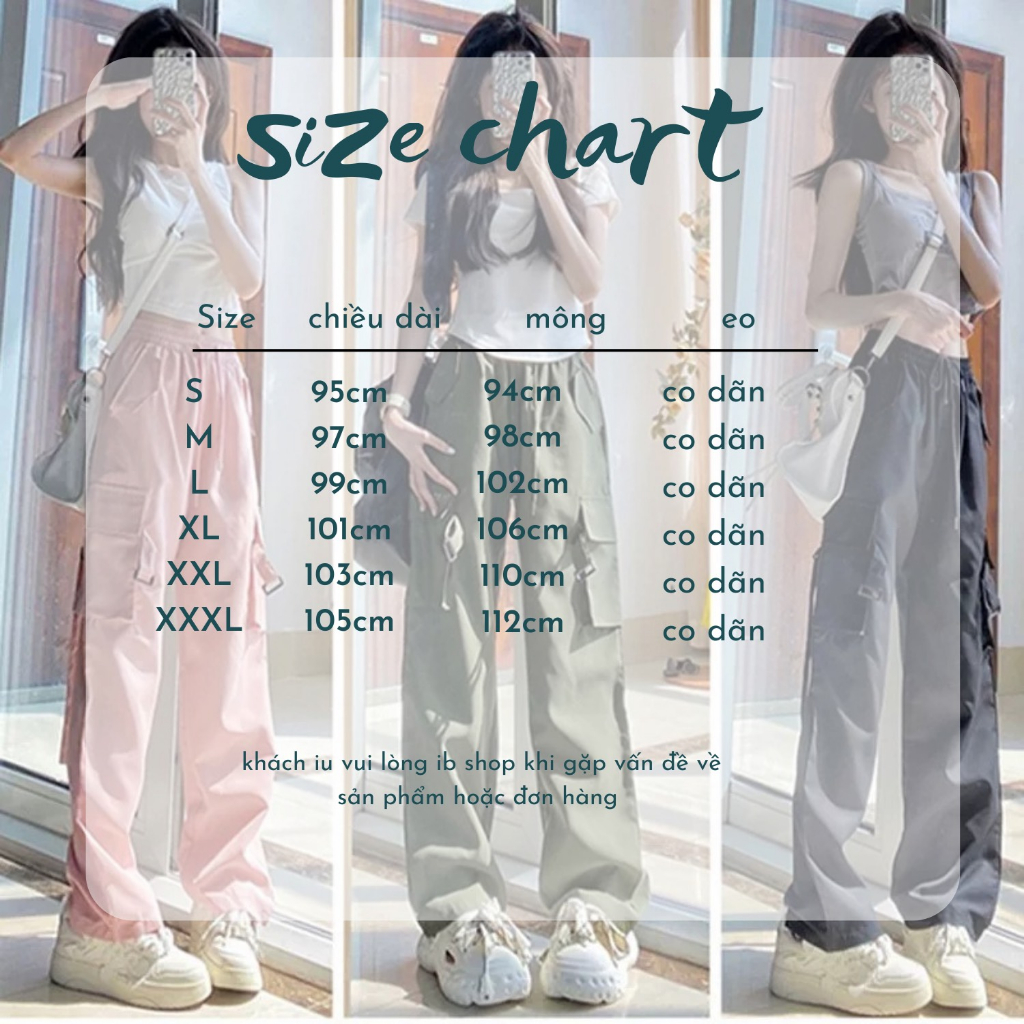 Quần kaki nữ túi hộp vuông cá tính, quần nữ mùa hè phong cách ulzzang