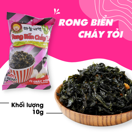 Rong biển cháy tỏi TASAMI Gói 10g