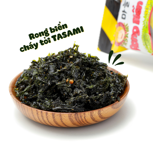 Rong biển cháy tỏi TASAMI Gói 10g