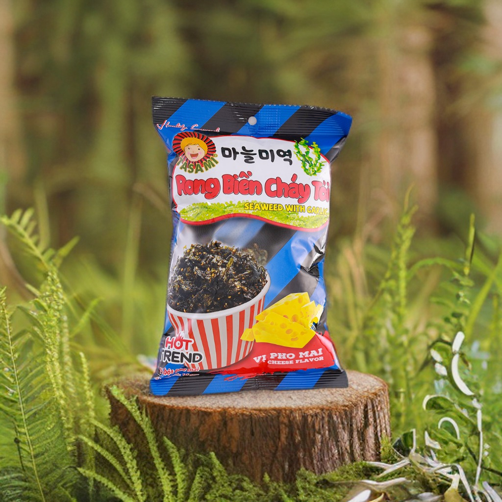Rong biển cháy tỏi TASAMI Gói 10g