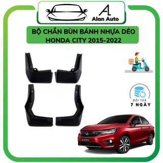 Bộ chắn bùn bánh xe honda city 2015-2021, nhựa dẻo bền bỉ, bộ 4 bánh