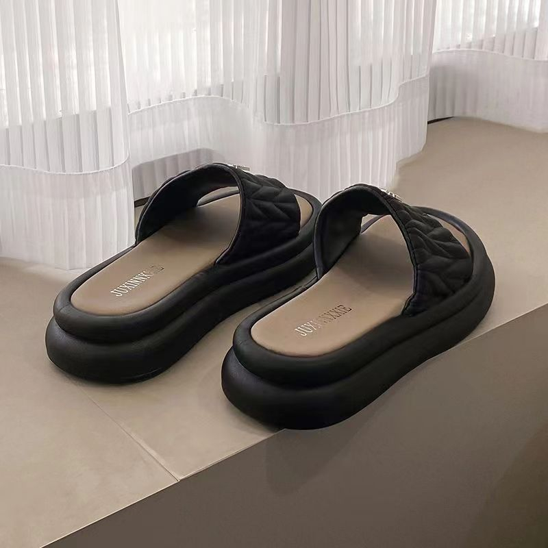 Dép lê đi bên ngoài đế dày thời trang nữ mùa hè hot mẫu chống trượt hot trên mạng