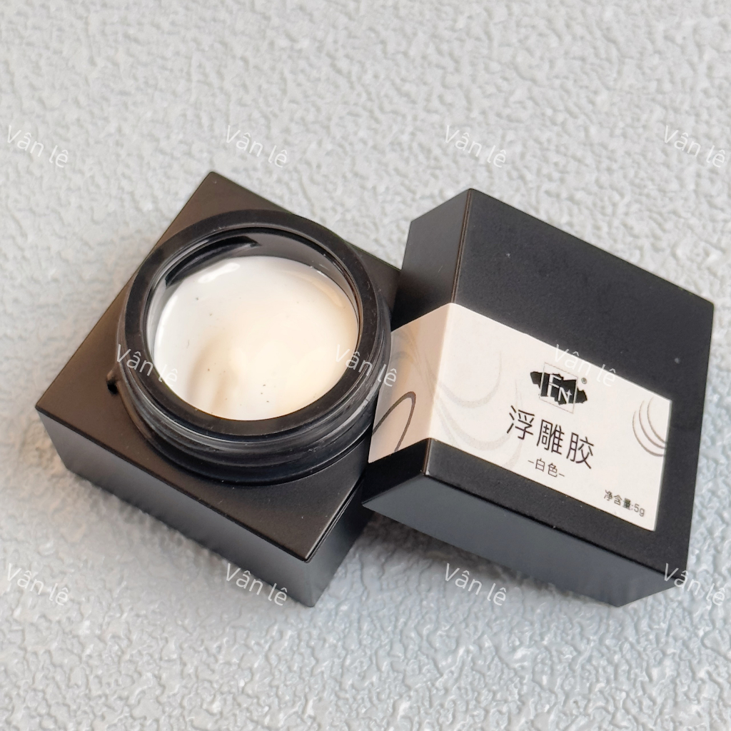 Gel vẽ nổi trắng đen Embossed Glue