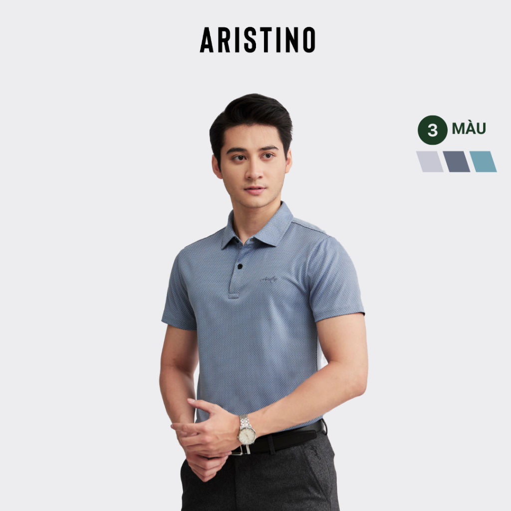 Áo polo ngắn tay ARISTINO phom Slim fit ôm vừa, 3 màu trẻ trung, dễ kết hợp trang phục - APS064S2