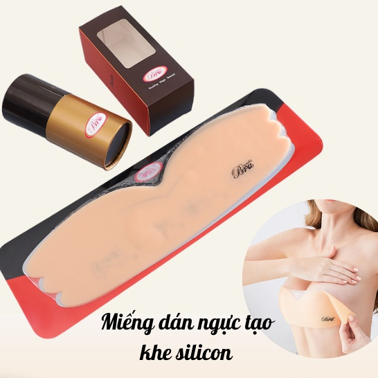 Áo dán silicone nâng ngực tạo khe, áo lót nữ không dây định hình vòng một GOM UNDER - SA-7979
