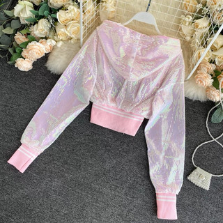 [ORDER] ÁO KHOÁC CROPTOP BLING BLING CUTE