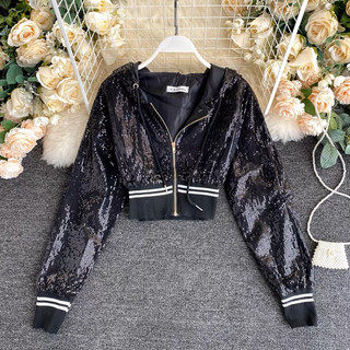 [ORDER] ÁO KHOÁC CROPTOP BLING BLING CUTE
