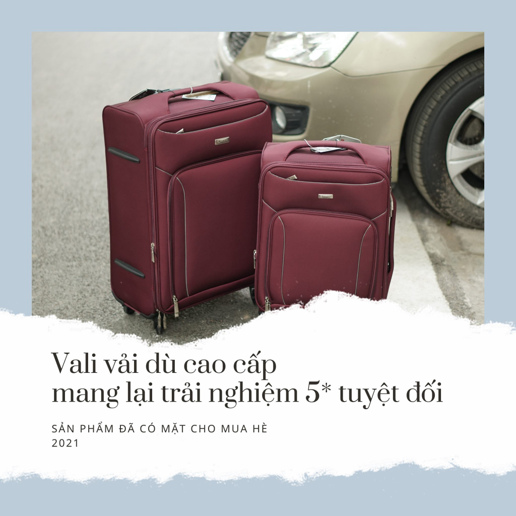 Vali vải dù siêu nhẹ cao cấp Brothers 901 - Size 24