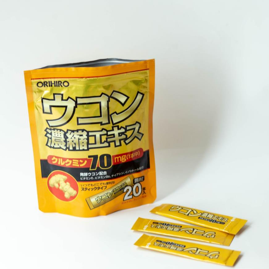 3 gói tinh bột nghệ Orihiro chính hãng Nhật Bản