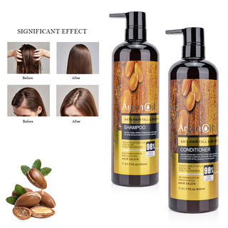 Cặp Dầu Gội Xả Mige Lightness Argan Oil Phục Hồi Tóc Khô Sơ 900ml x 2