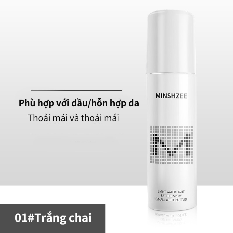 cố định lớp trang điểm MINSHZEE Xịt cố định lớp trang điểm lâu trôi 100ml Xịt cố định & hoàn thiện xịt khóa lớp makeu