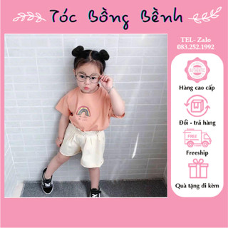 Búi tóc natra- Búi tóc giả cho bé gái- Kẹp búi tóc giả 2 bên cho bé Tocbongbenh