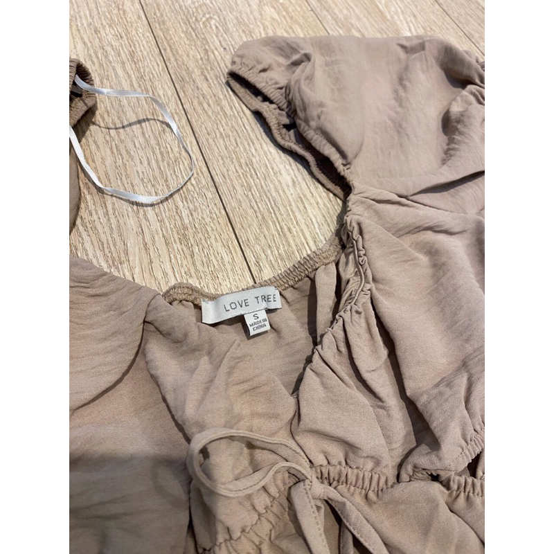 🌼 SIZE S M | Đầm lanh cut-out L0VE TREE sexy