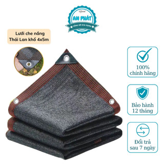 Lưới che nắng thái lan khổ 4mx5m, Bạt che nắng ban công ngoài trời, lưới 96% chặn tia uv hiệu quả