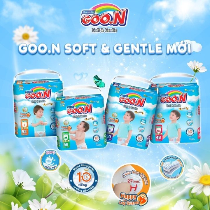 BỈM QUẦN GOON CAO CẤP GÓI SIÊU ĐẠI M58 L52 XL50 XXL48