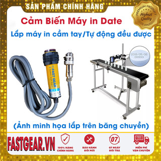 Mắt Cảm biến Sensor lắp máy in date cầm tay/Máy in date tự động, nhận vật thể chạy qua và in