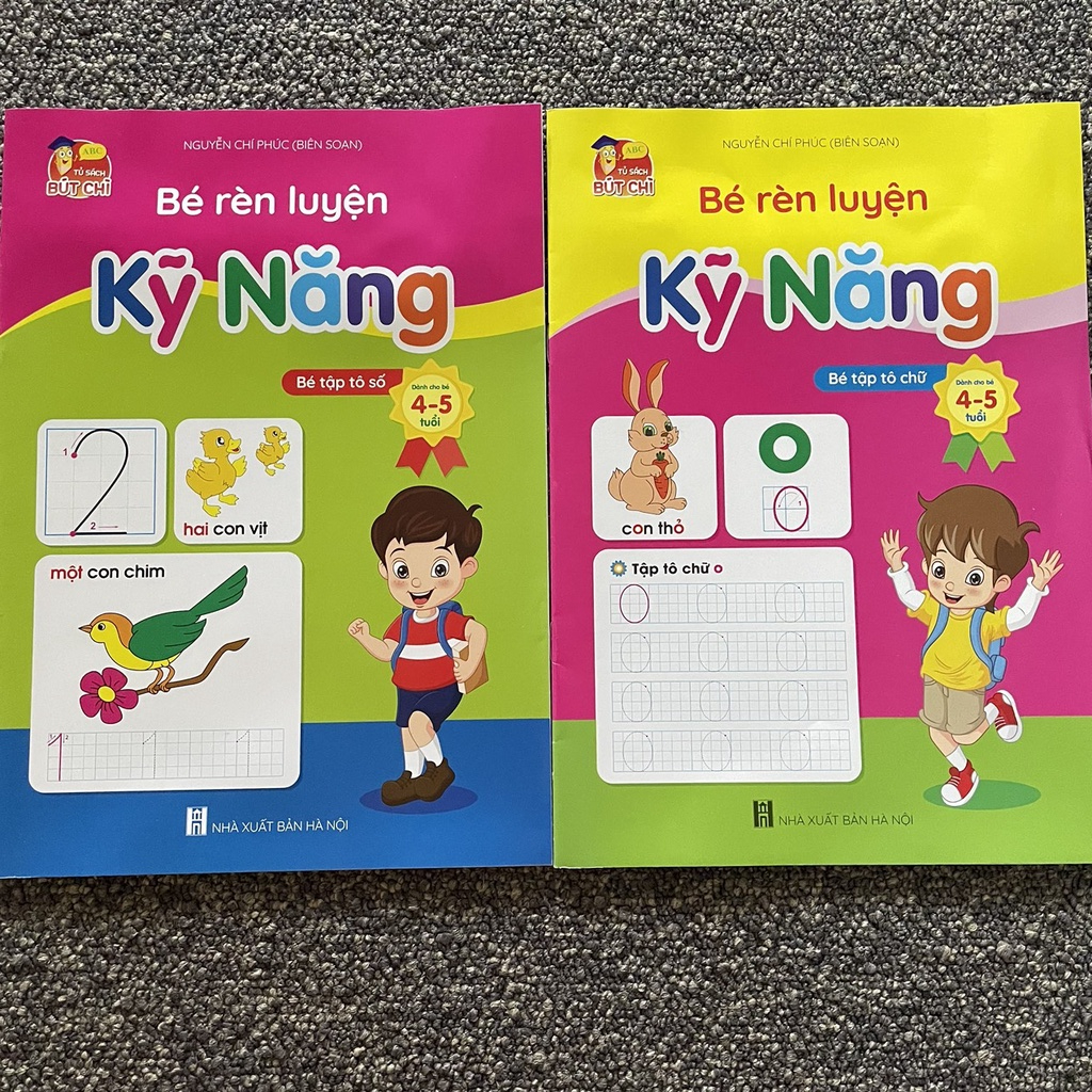 Sách - Bộ Rèn luyện kỹ năng cho bé từ 4 - 5 tuổi - Bé tập làm quen với Toán, Tiếng Việt lớp 1 - Bộ 8 cuốn