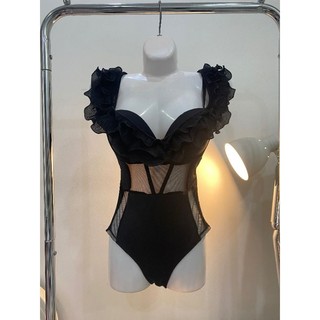 [ Form nhỏ <43kg ] Bikini trễ vai tiểu thư, phong cách Hàn Quốc