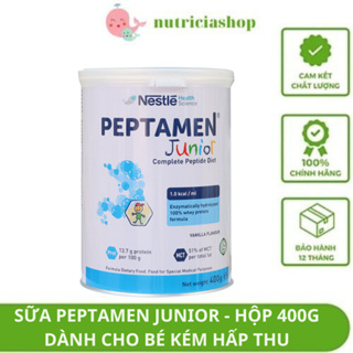 Sữa Peptamen Junior 400gram sữa cao năng lượng dành cho trẻ suy dinh dưỡng