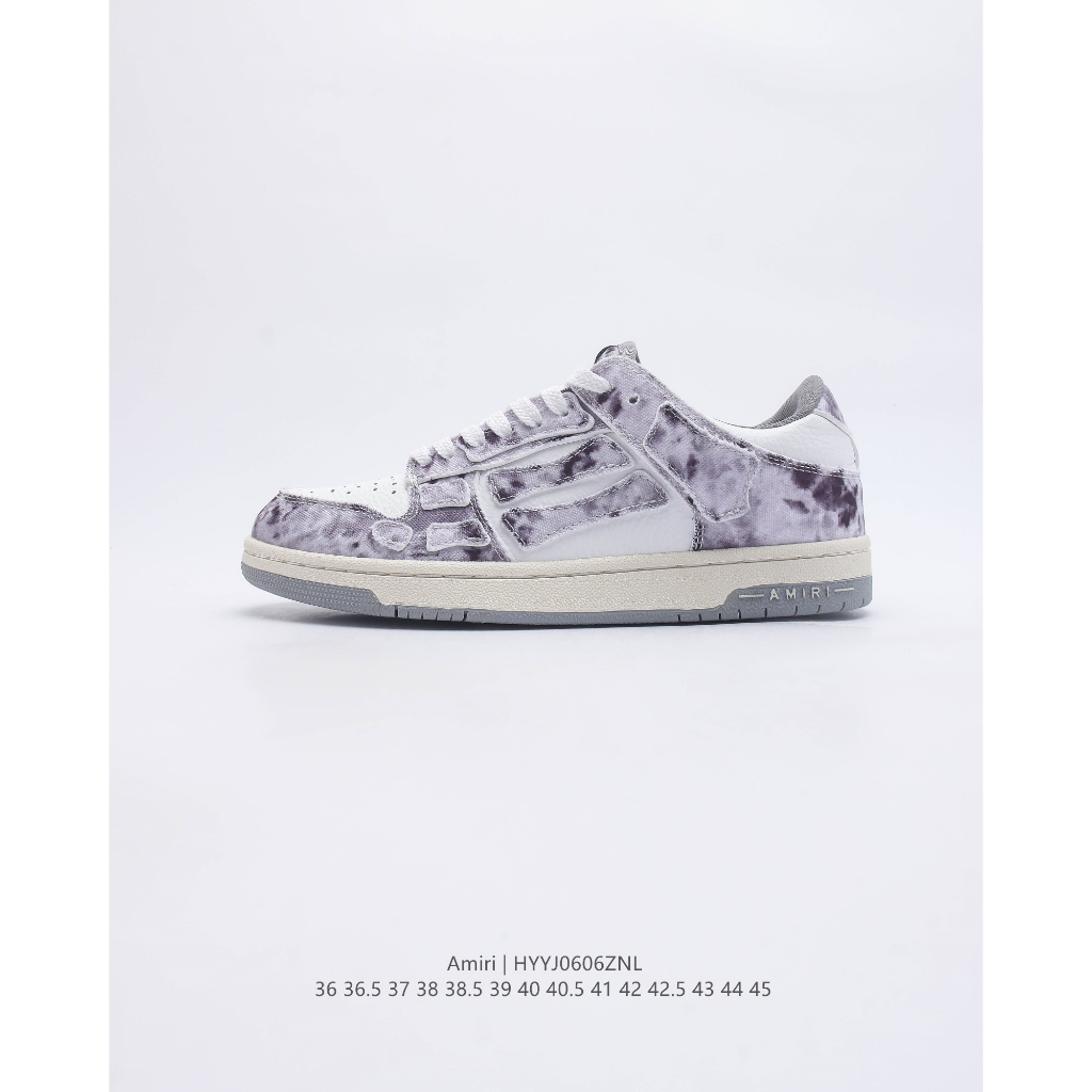 Giày Best Original Quality *like*auth like*authentic Sneaker *_AMIRI Skeleton Low-Skel top Sneakers_* 0606ZNL
