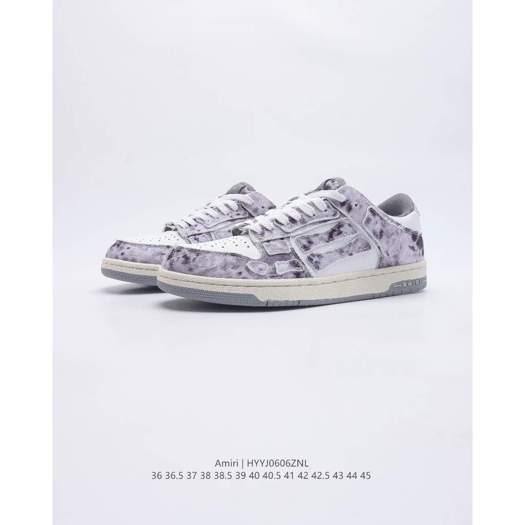 Giày Best Original Quality *like*auth like*authentic Sneaker *_AMIRI Skeleton Low-Skel top Sneakers_* 0606ZNL