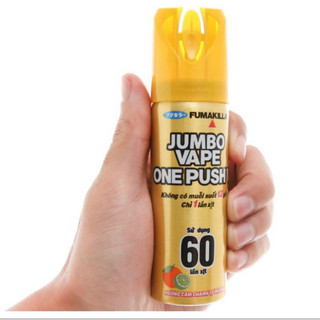 Bình Xịt Muỗi JUMBO VAPE ONE PUSH (60 Lần Xịt)
