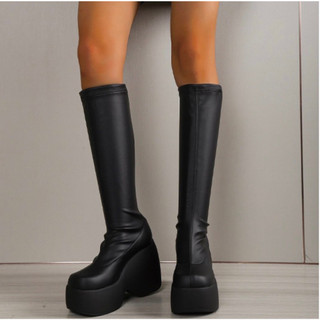 Boot Cổ gối trơn Đế độn KQ55 Tiemgiayboot