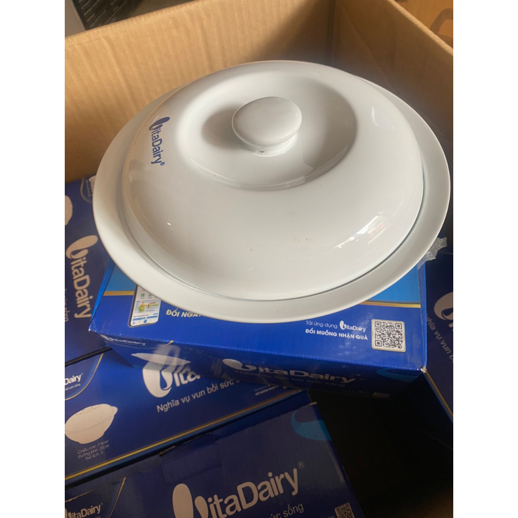 THỐ SỨ CAO CẤP MINH CHÂU QUÀ TẶNG SỮA VITADAILY