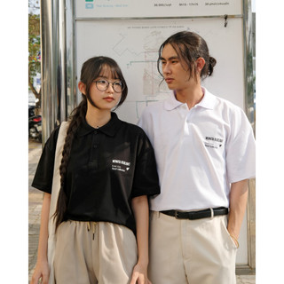 [ OUTLET ] MONAT BLUE Basic icon Heart - Áo Polo unisex oversize