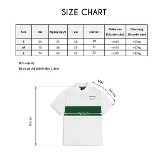 [ OUTLET ] MONAT BLUE Basic icon Heart - Áo Polo unisex oversize