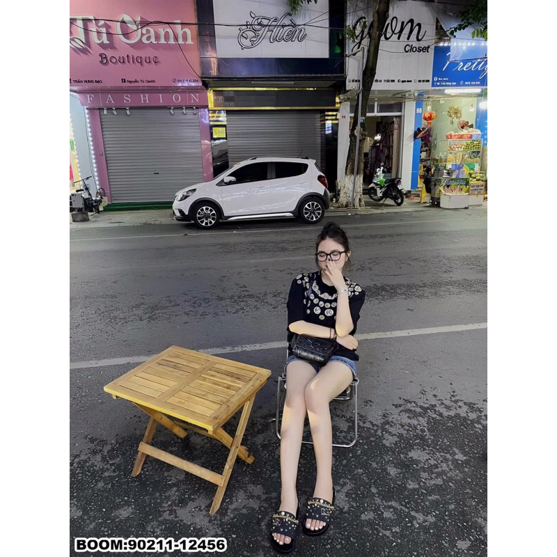 Áo thun gvc bản bo viền đơn giản nhưng sắc nét. ảnh thật_90089