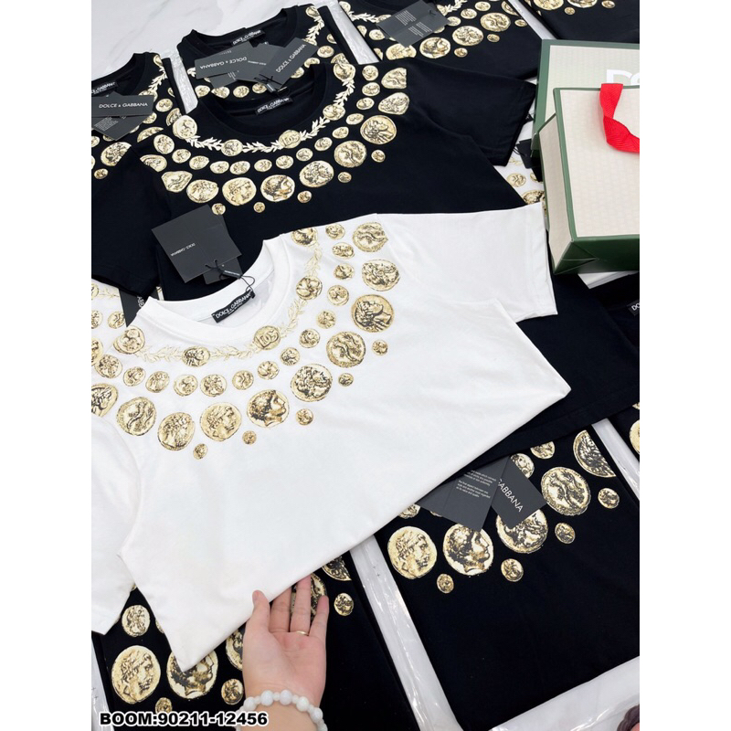 Áo thun gvc bản bo viền đơn giản nhưng sắc nét. ảnh thật_90089