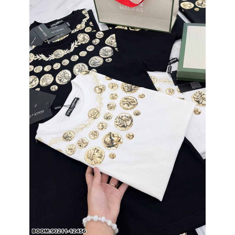 Áo thun gvc bản bo viền đơn giản nhưng sắc nét. ảnh thật_90089