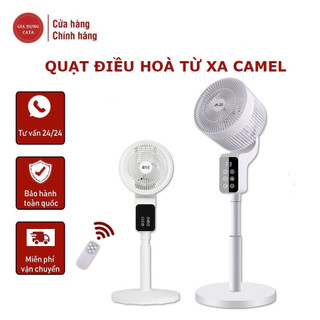 Quạt cây đứng Camel quay 360 độ, Quạt CAMEL điều khiển từ xa, màn hình cảm ứng, công suất 50W