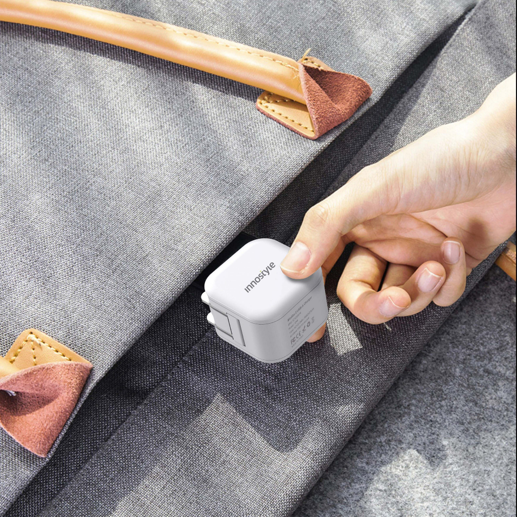 Sạc Innostyle Minigo2 USB-A 12W Smart Charging Ai