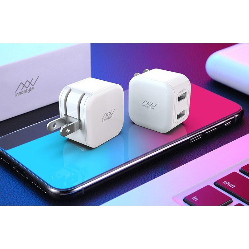 Sạc Innostyle Minigo2 USB-A 12W Smart Charging Ai