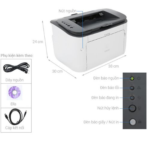 Máy In Laser Canon LBP-6230DN - Hàng Chính Hãng