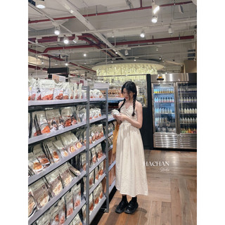 Đầm linen cột dây dáng dài - hachan.studio