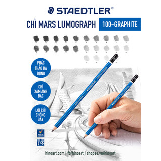 Bút chì staedtler mars lumograph 100 2b/4b/7b