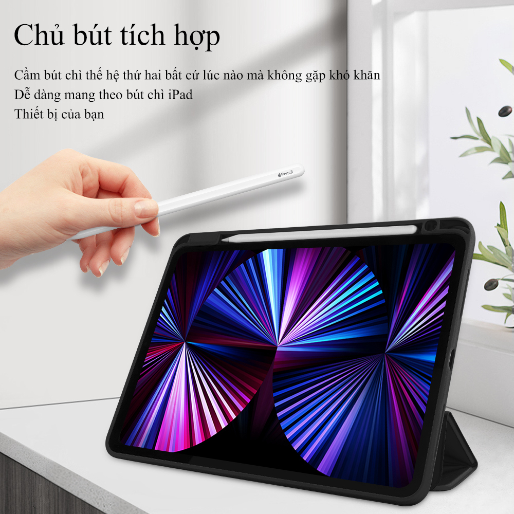 Tay áo bảo vệ iPad 7 8 9 Gen 10.2 inch Air 4 Air 5 10.9 10 Gen 2022 Pro 11 Tay áo bảo vệ 2021 Pro 12.9 Mini6 360 ° xoay tay áo với chủ bút